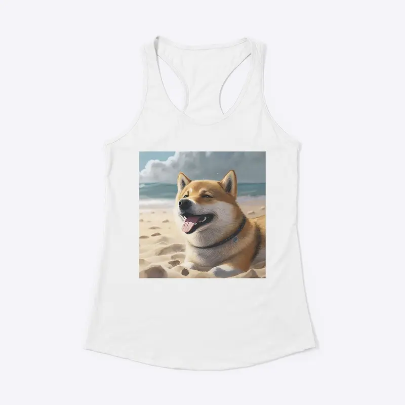 Beach Shiba