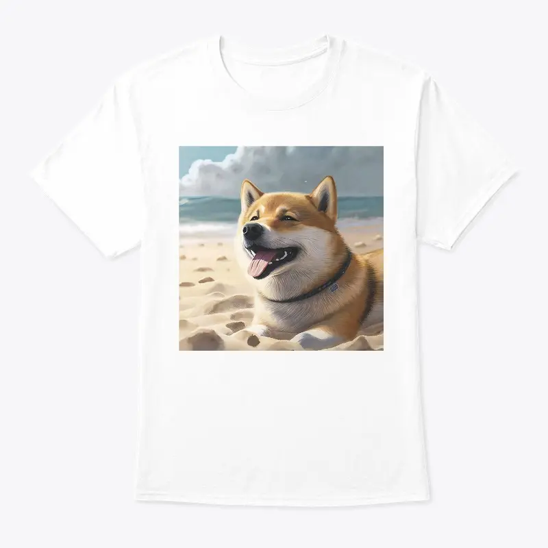 Beach Shiba