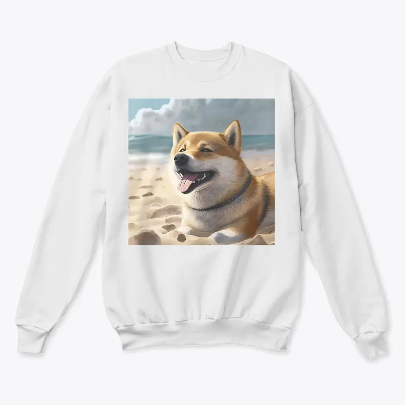 Beach Shiba