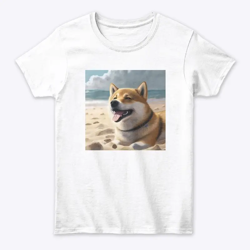 Beach Shiba